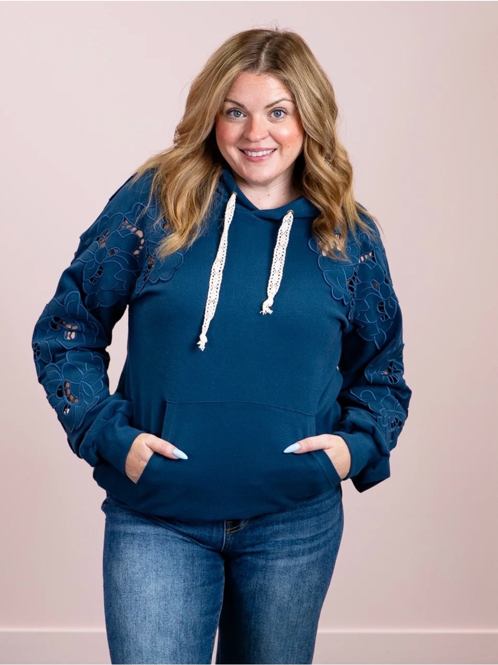 AMPERSAND | UNIVERSITY HOODIE | LOVE STORY | MIDNIGHT BLUE